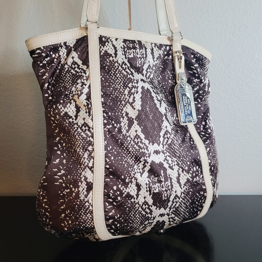 Henri Bendel Snake Print Handbag - Picture 2 of 13